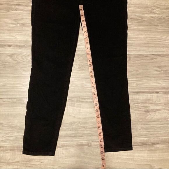 True Religion Halle Midrise Super Skinny Black Corduroy EUC - Picture 12 of 12